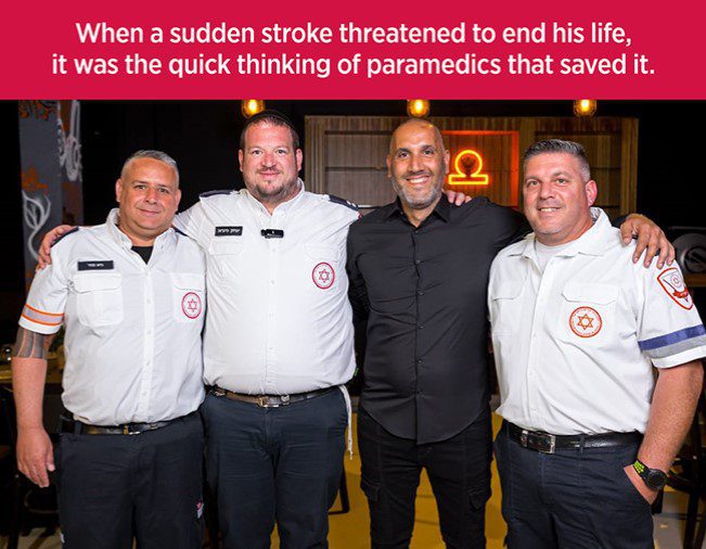 Against all odds, stroke victim survives.