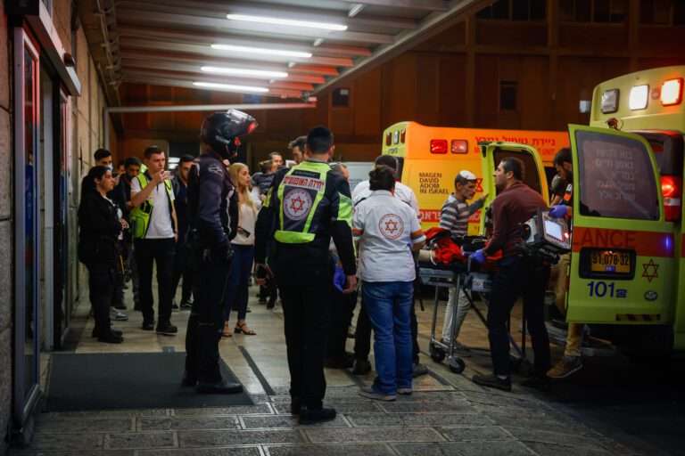 MDA EMT is critically wounded as he attempted to save a life during a terror attack.
